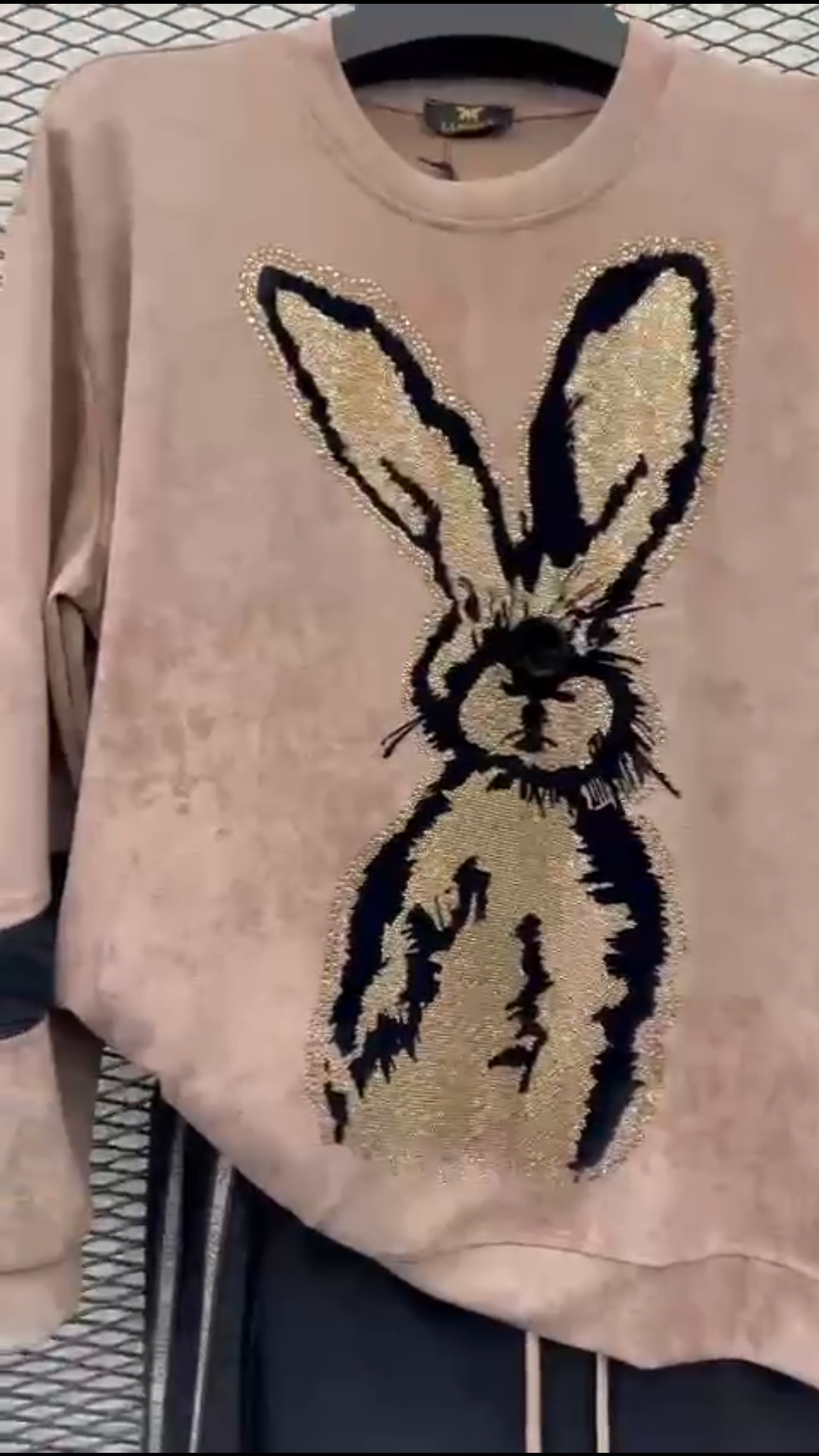 Lamaxx Bunny Top - Long Sleeve Top with Rabbit Graphic, Soft Fabric, Casual Style