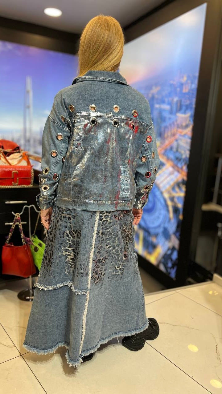 Riberance Jeans Skirt