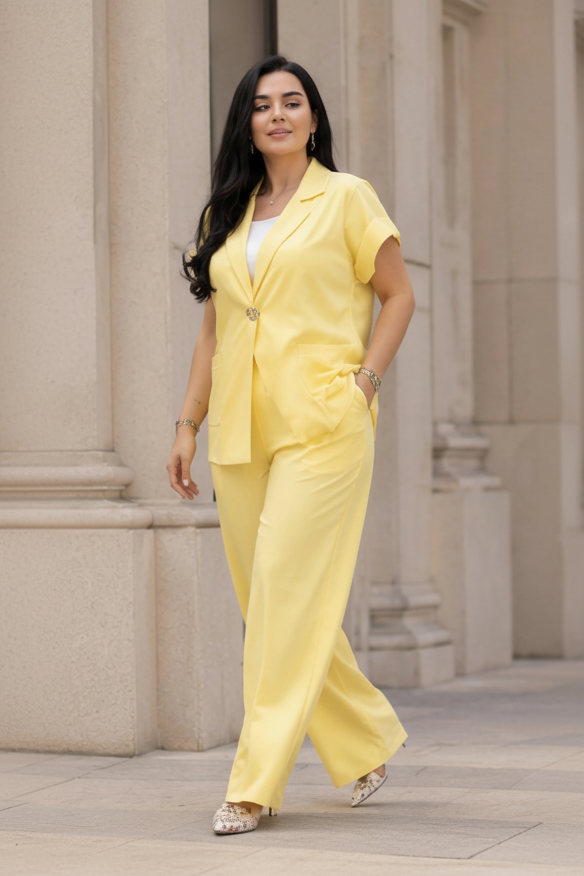 Sunshine Luxe Relaxed Suit Set