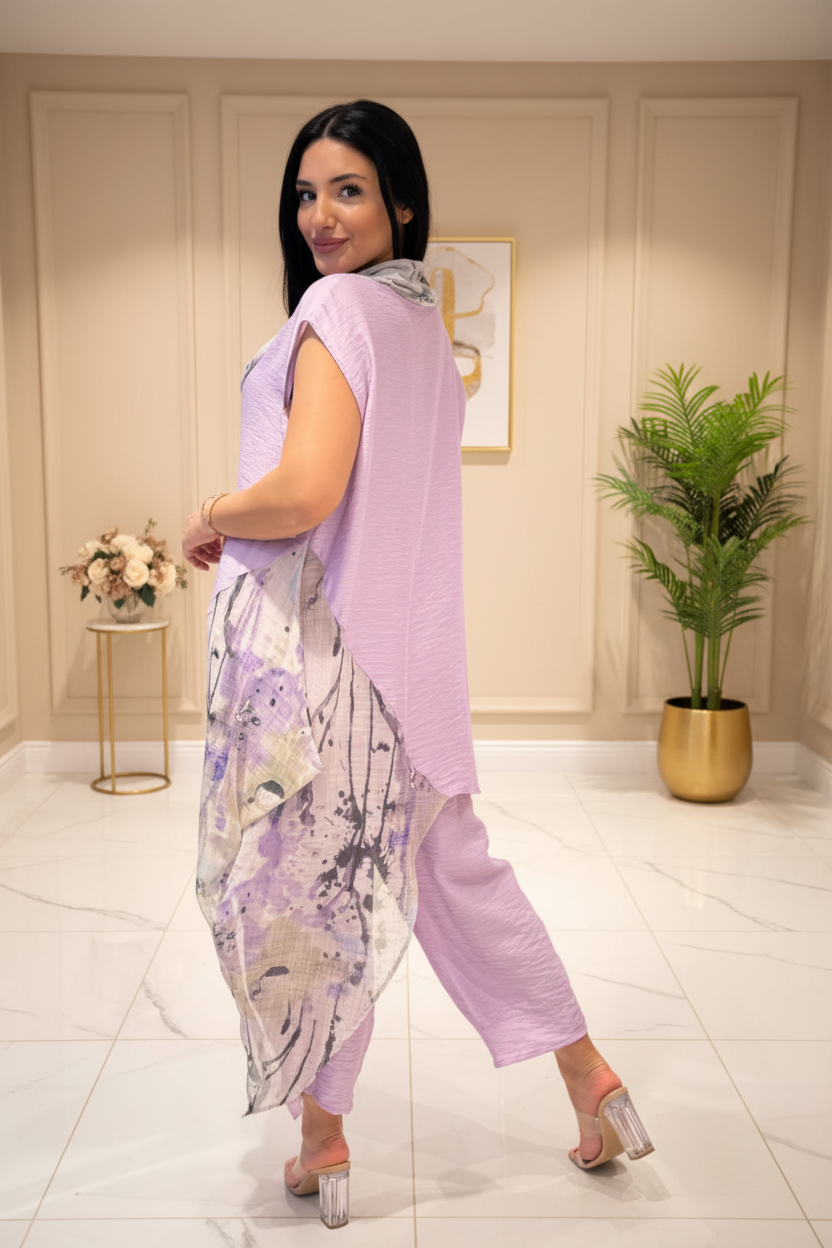 Alyans Lilac Set