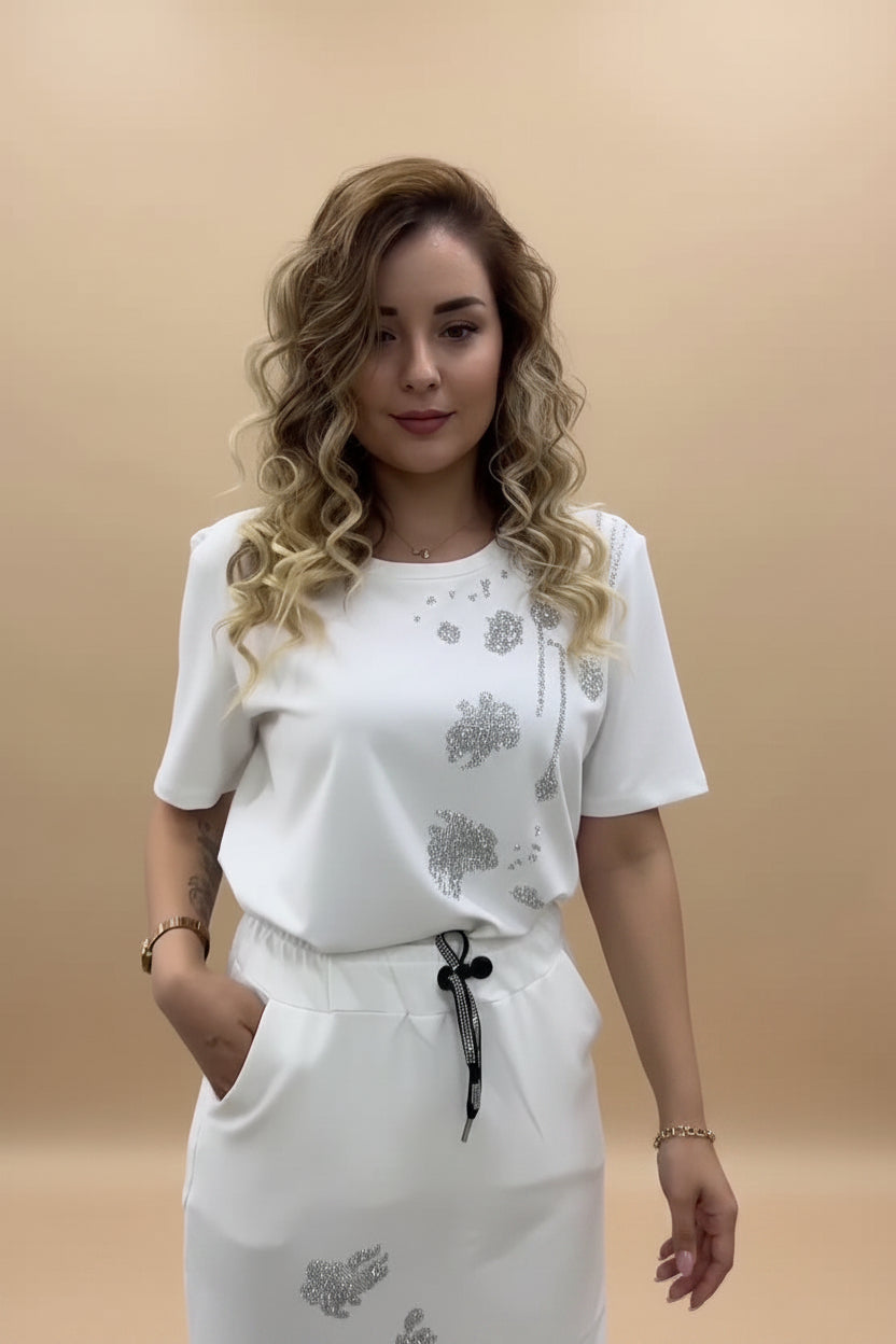 AmarModa Skirt Set
