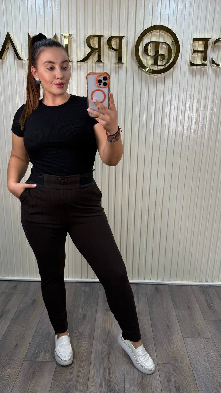 Warm Cashmere Trousers with excellent Stretch