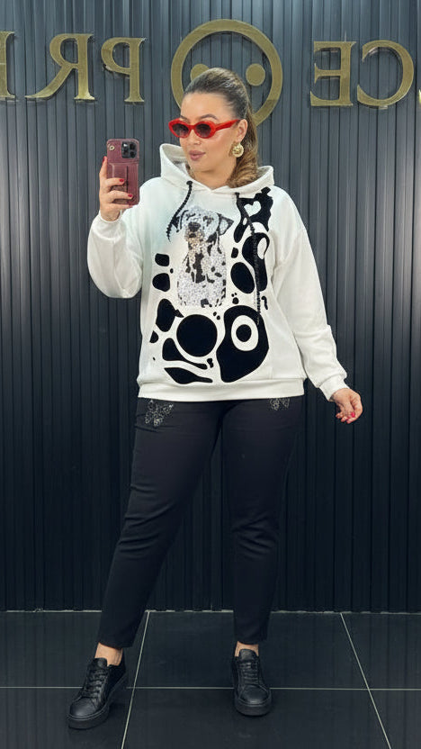 Dolce Prima Dalmatian Hoodie