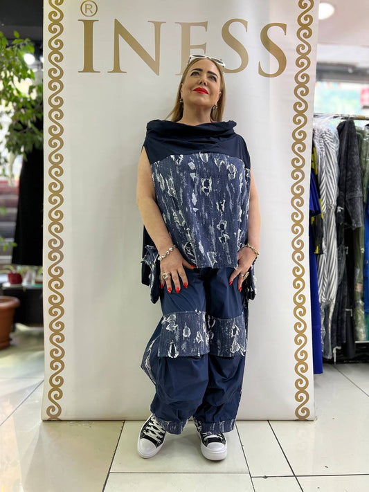 Caraclan Denim Pants Set