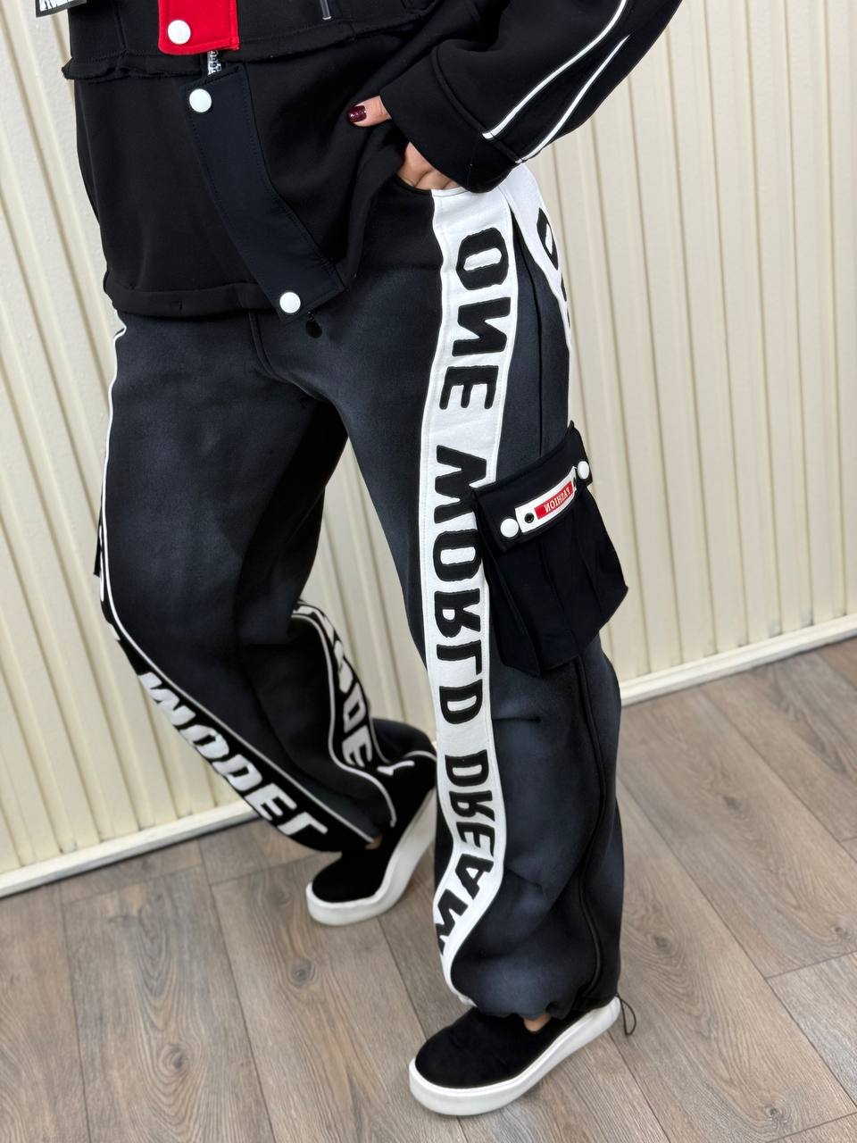 Riberance Fleece Set in Sport-Chic Style