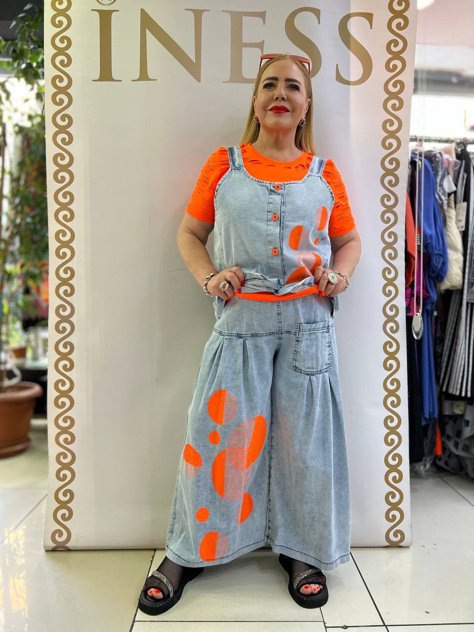 Rita Fink Jeans 3 piece Pants Set