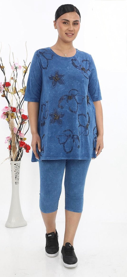 Love Free Tunic and Cropped Leggings