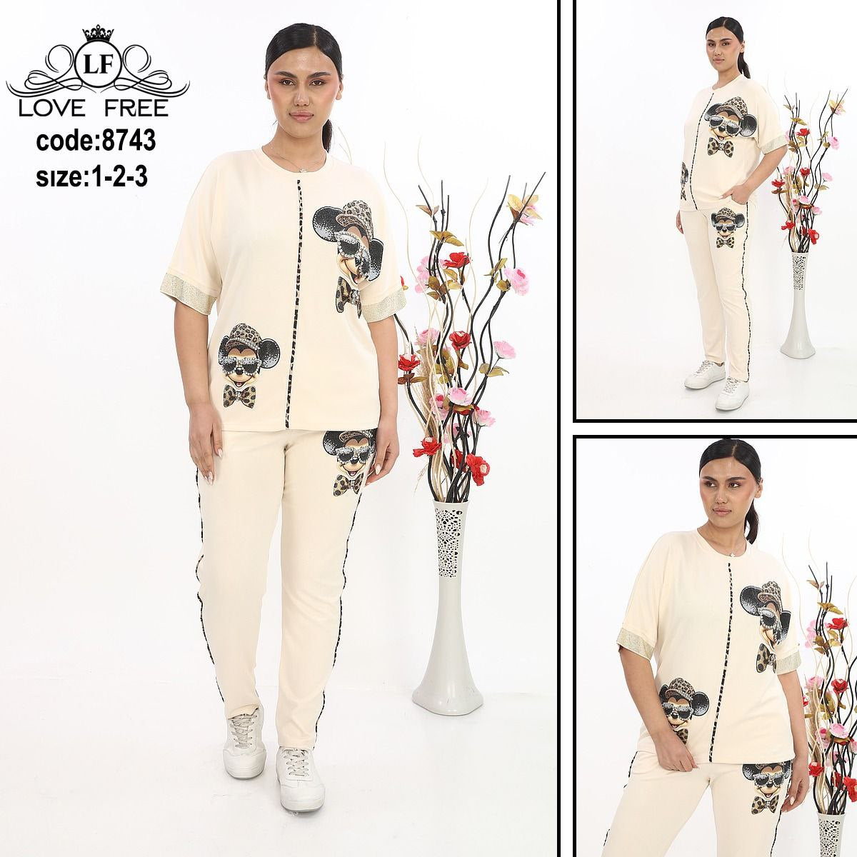 Free Love Mickey Mouse suit