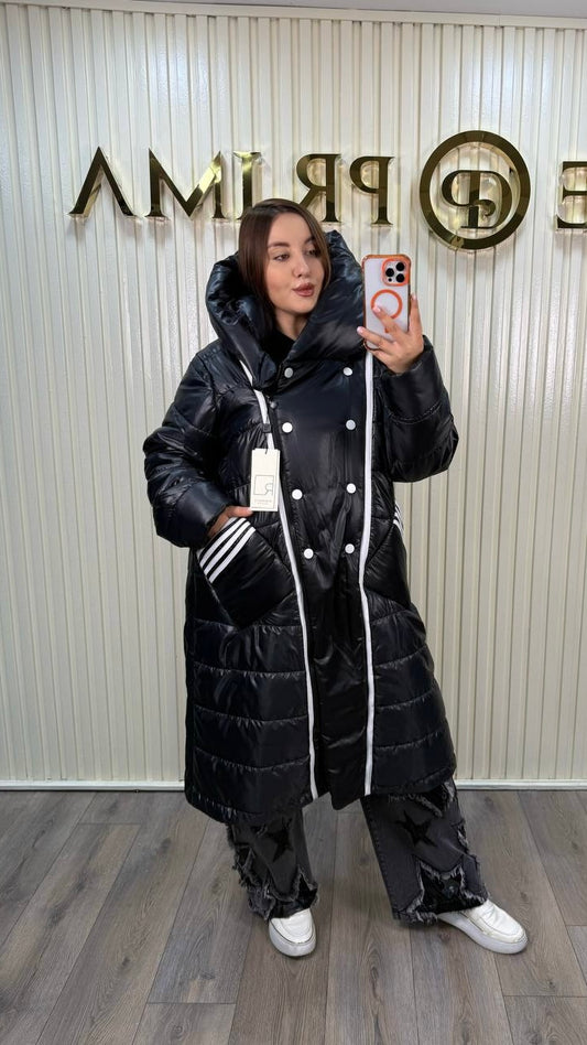 Riberance Luxurious Long Coat with Triple Insulation