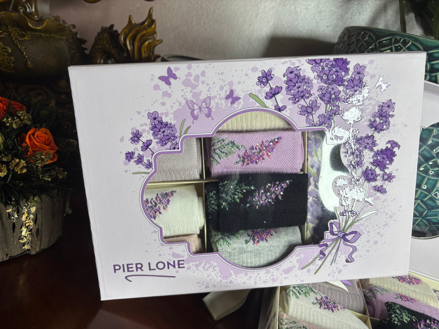 Pier Lone Socks Gift Box “Lavanda”