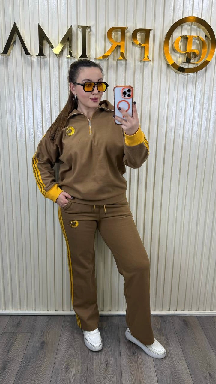 Risha Cashmere Tracksuit with Zipper