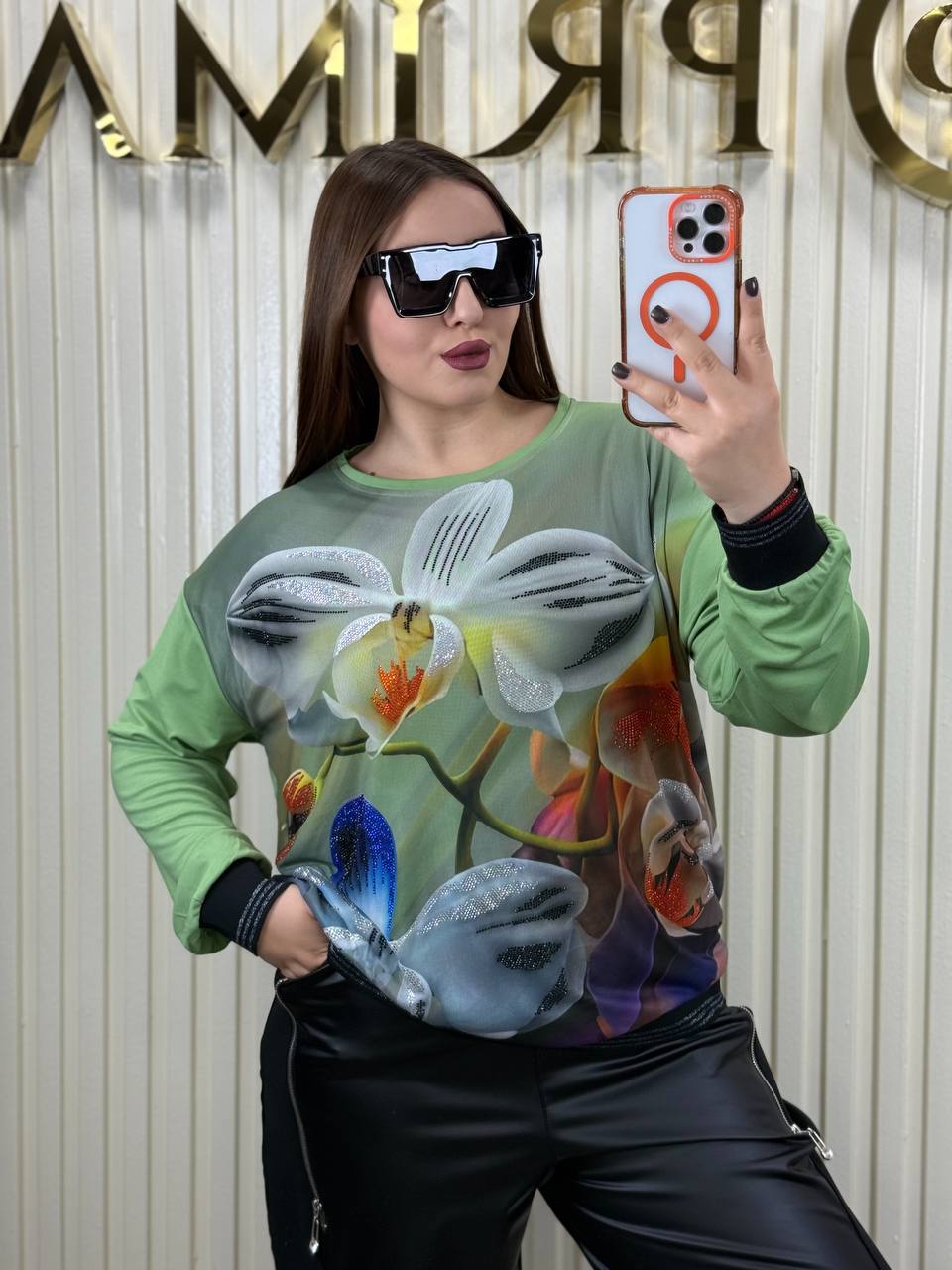 Elisa Fanti Orchid Top