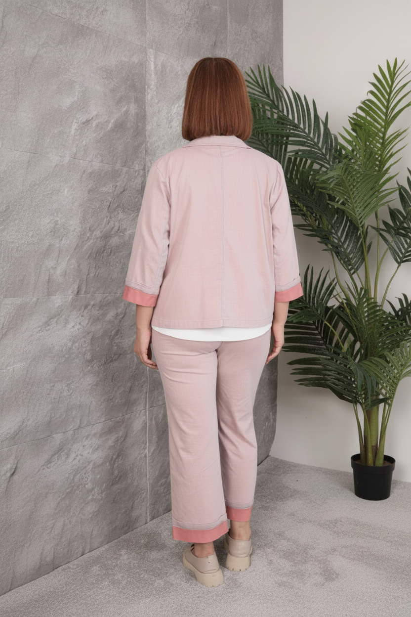 Soft Blush 3-Piece Casual Chic Set