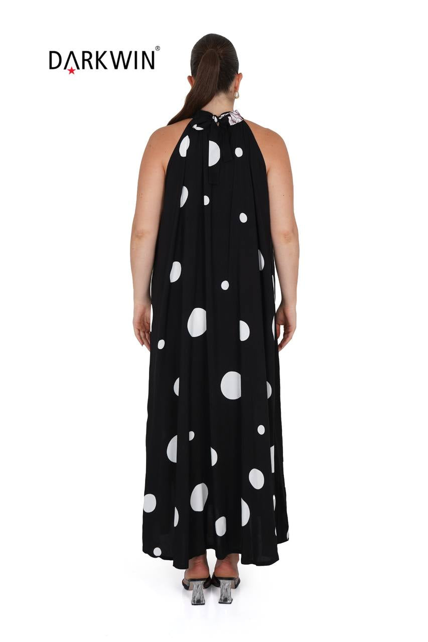 Darkwin Polka Dot Floral Dress