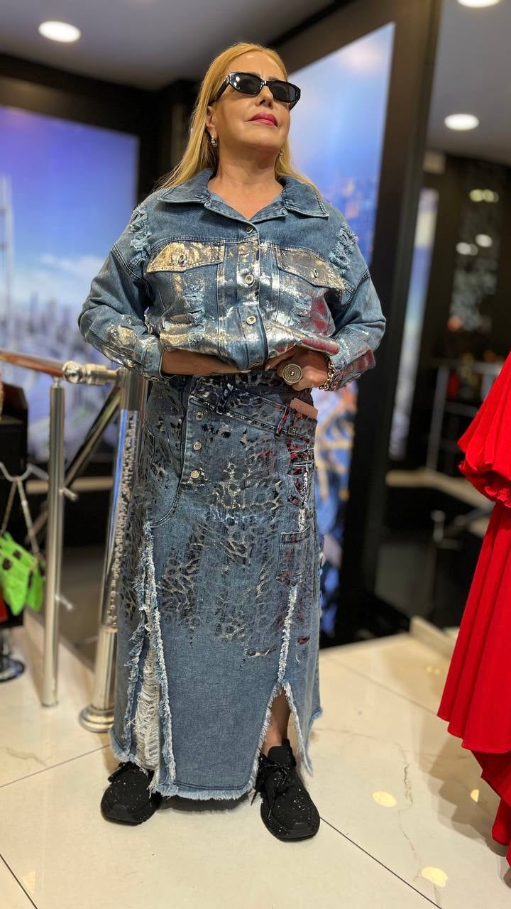 Riberance Jeans Skirt