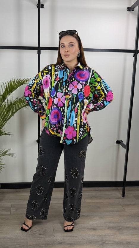 Vivid Garden Luxe Blouse