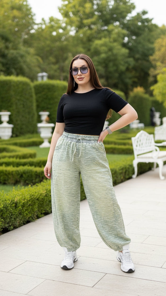 Luxury Tencel Banana Jogger Jeans