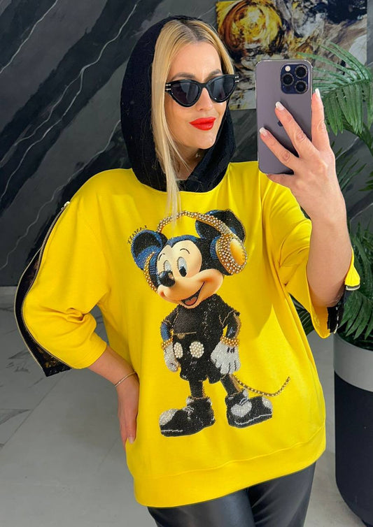 Lamaxx Yellow Mickey T-Shirt