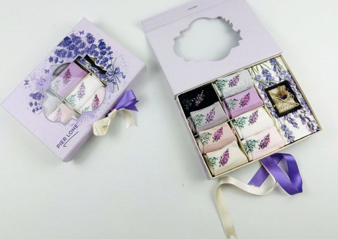 Pier Lone Socks Gift Box “Lavanda”