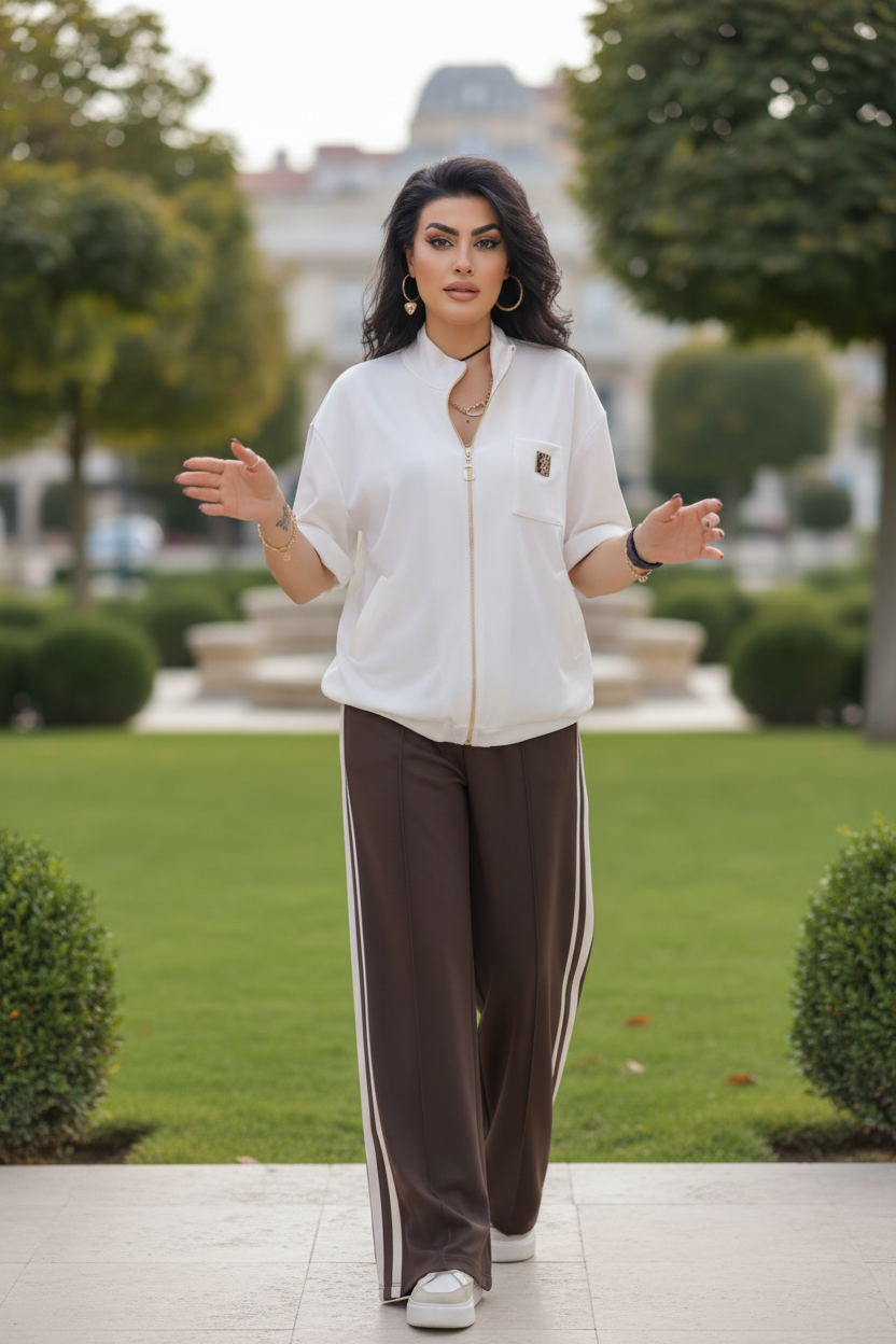 Relaxed Fit Sporty Chic Set