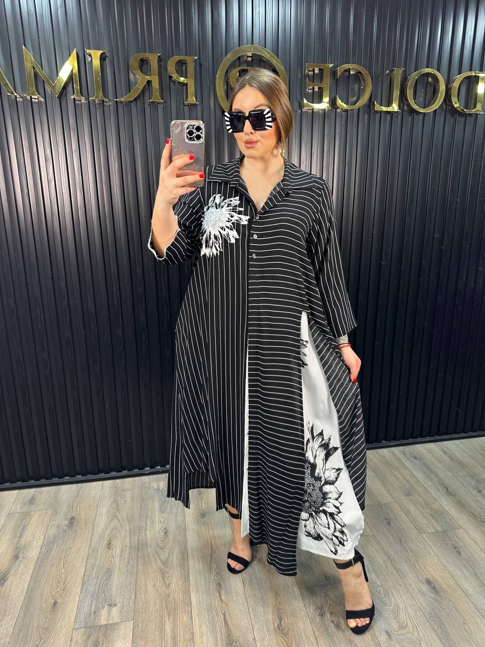 Riberance Shirt Dress