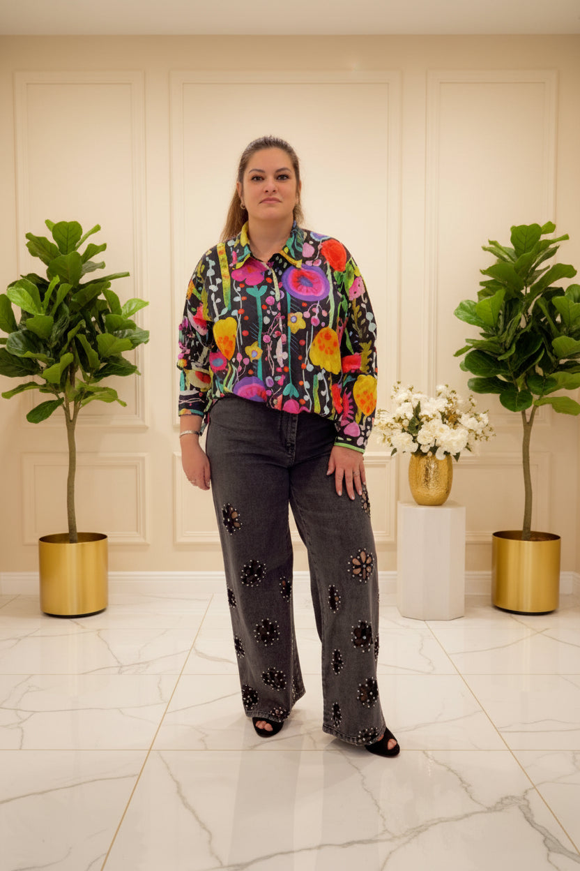 Vivid Garden Luxe Blouse