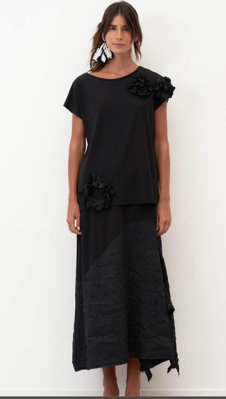 Midnight Bloom Luxe Top