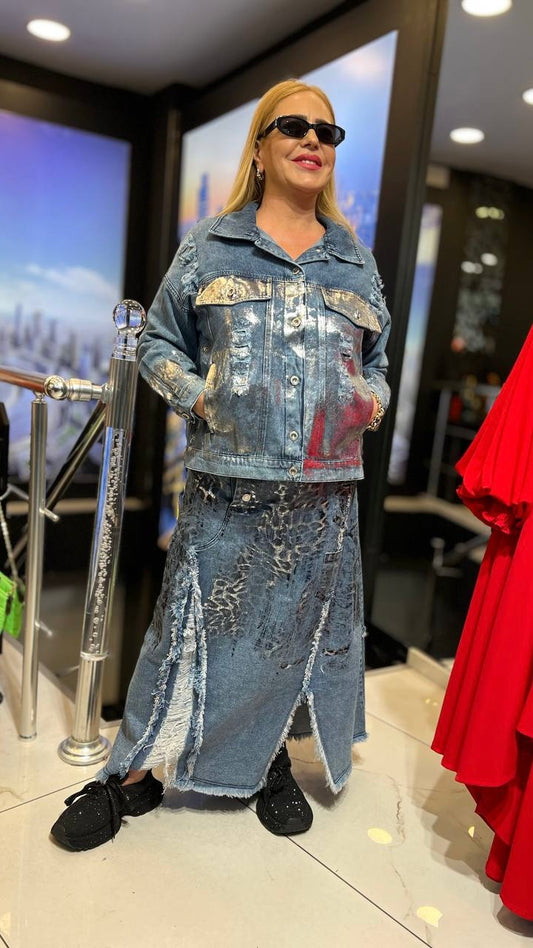 Riberance Jeans Skirt