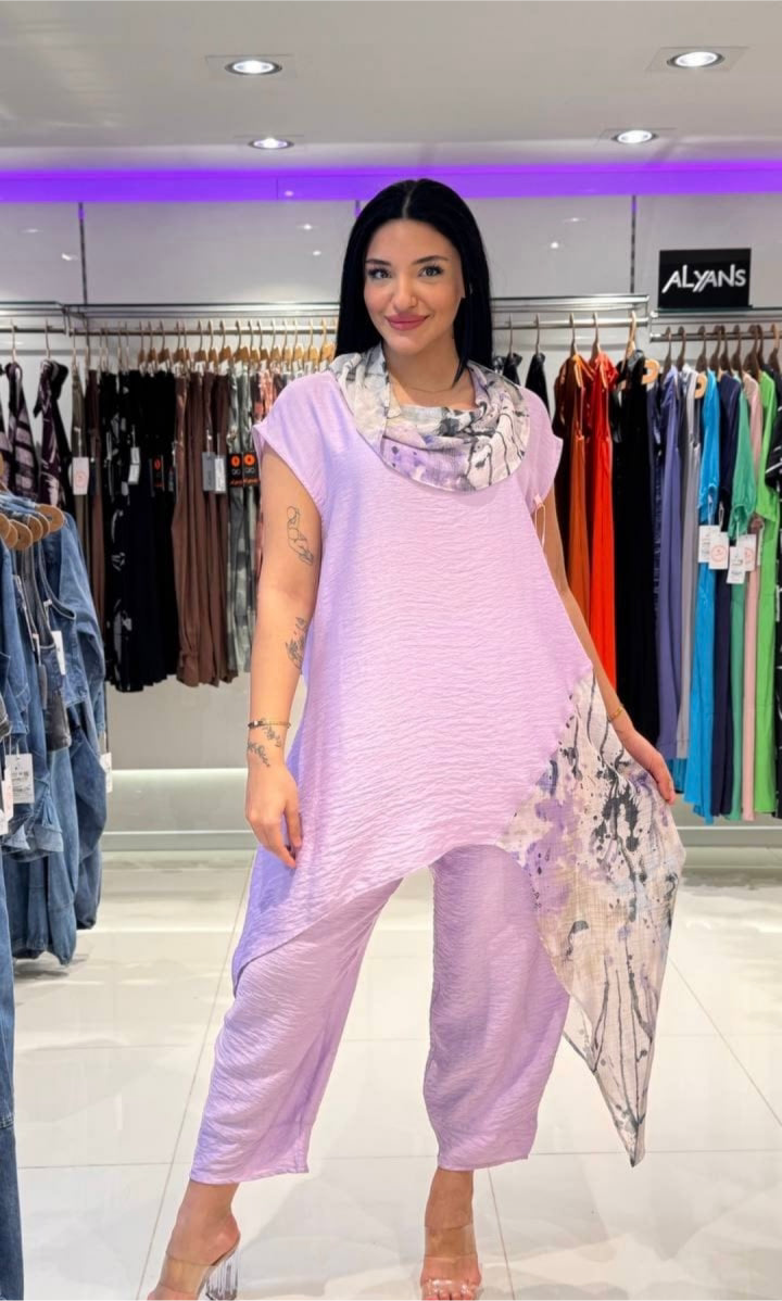 Alyans Lilac Set