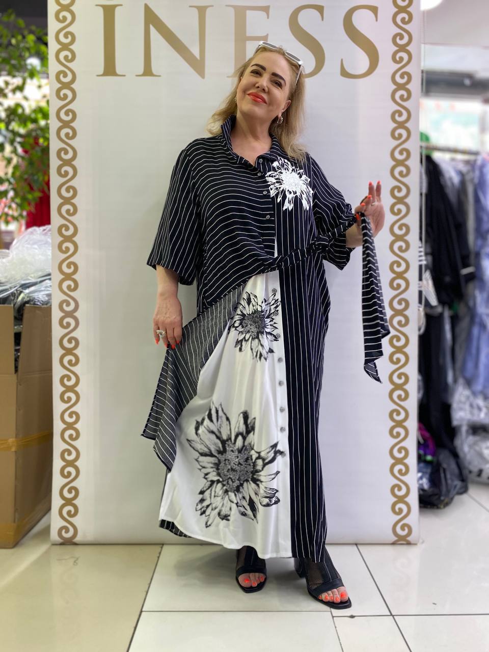 Riberance Shirt Dress