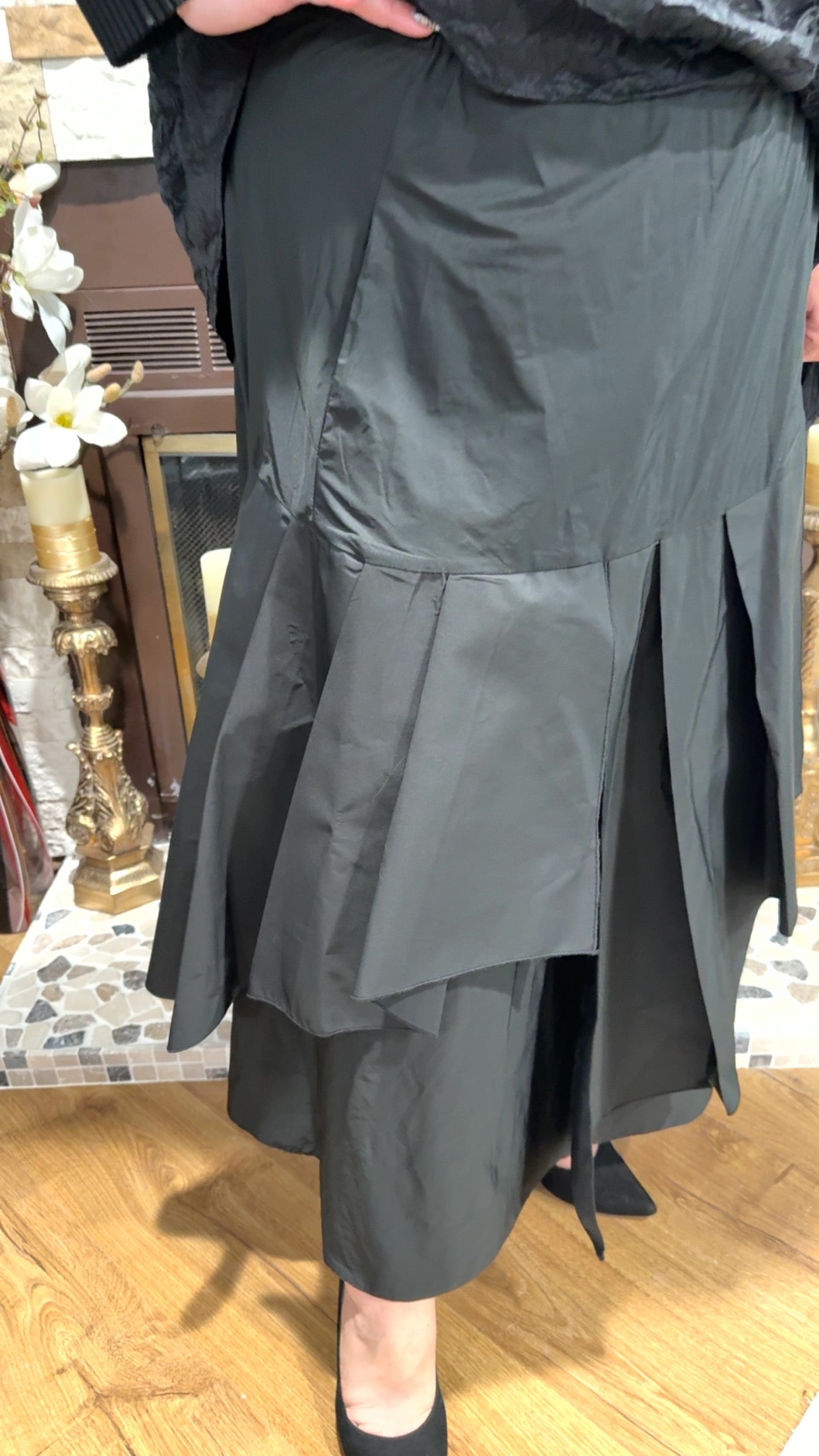 Bize “Godet” Silky Skirt