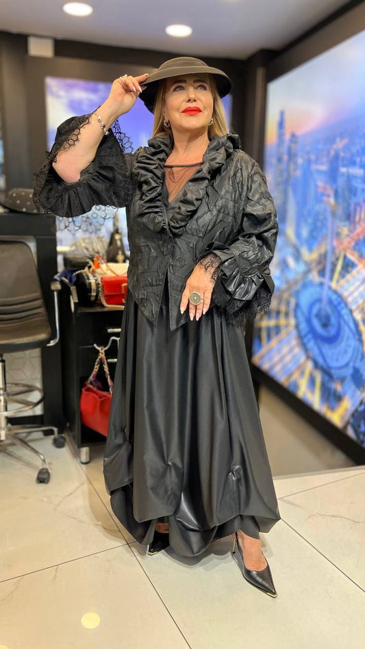 Riberance Royal Attire - Eco Leather Dress and Jacket