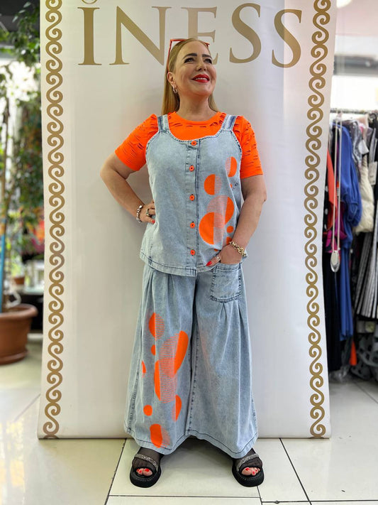 Rita Fink Jeans 3 piece Pants Set