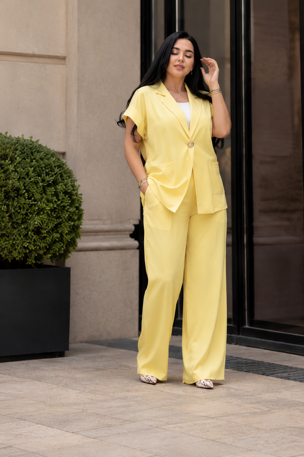 Sunshine Luxe Relaxed Suit Set