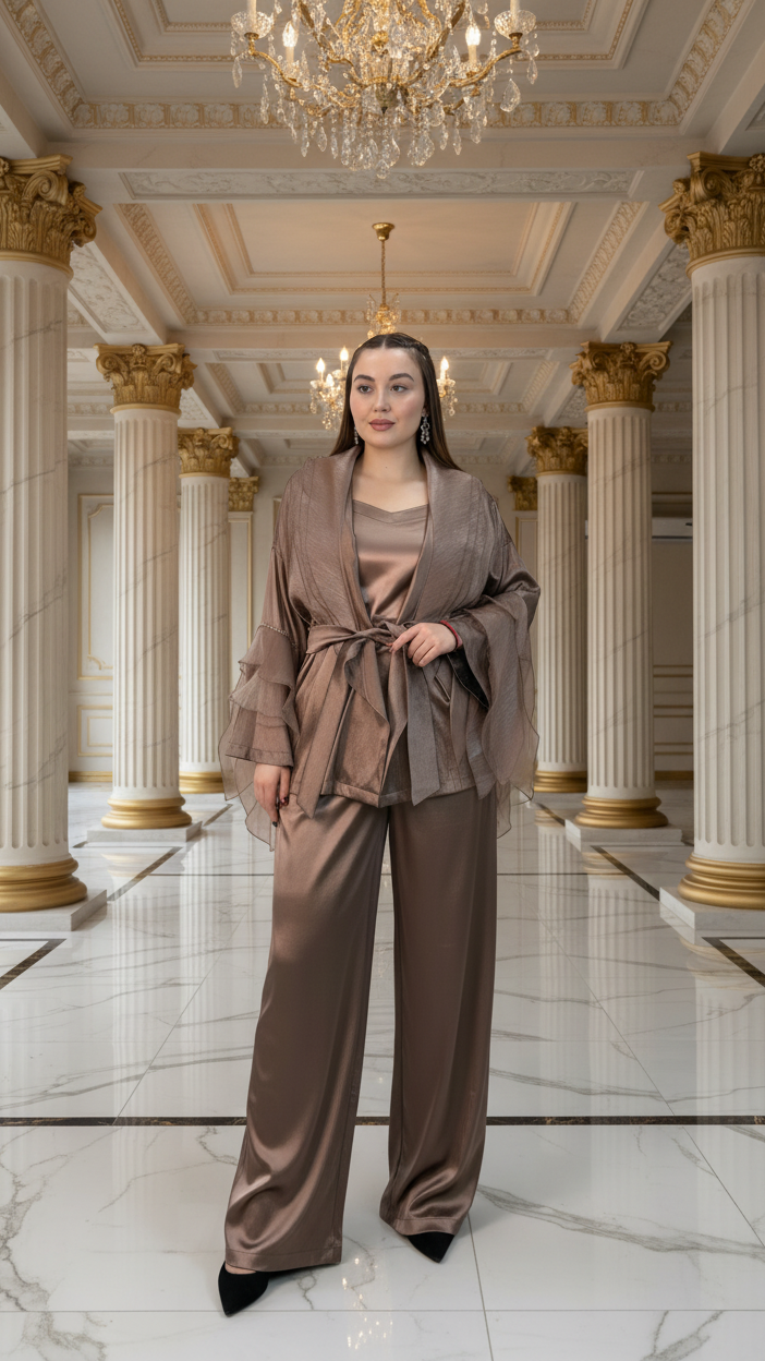 Elegant Evening Outfit in Modern Luxury Style