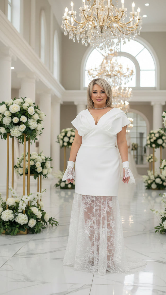 Regal Lace Elegance Dress
