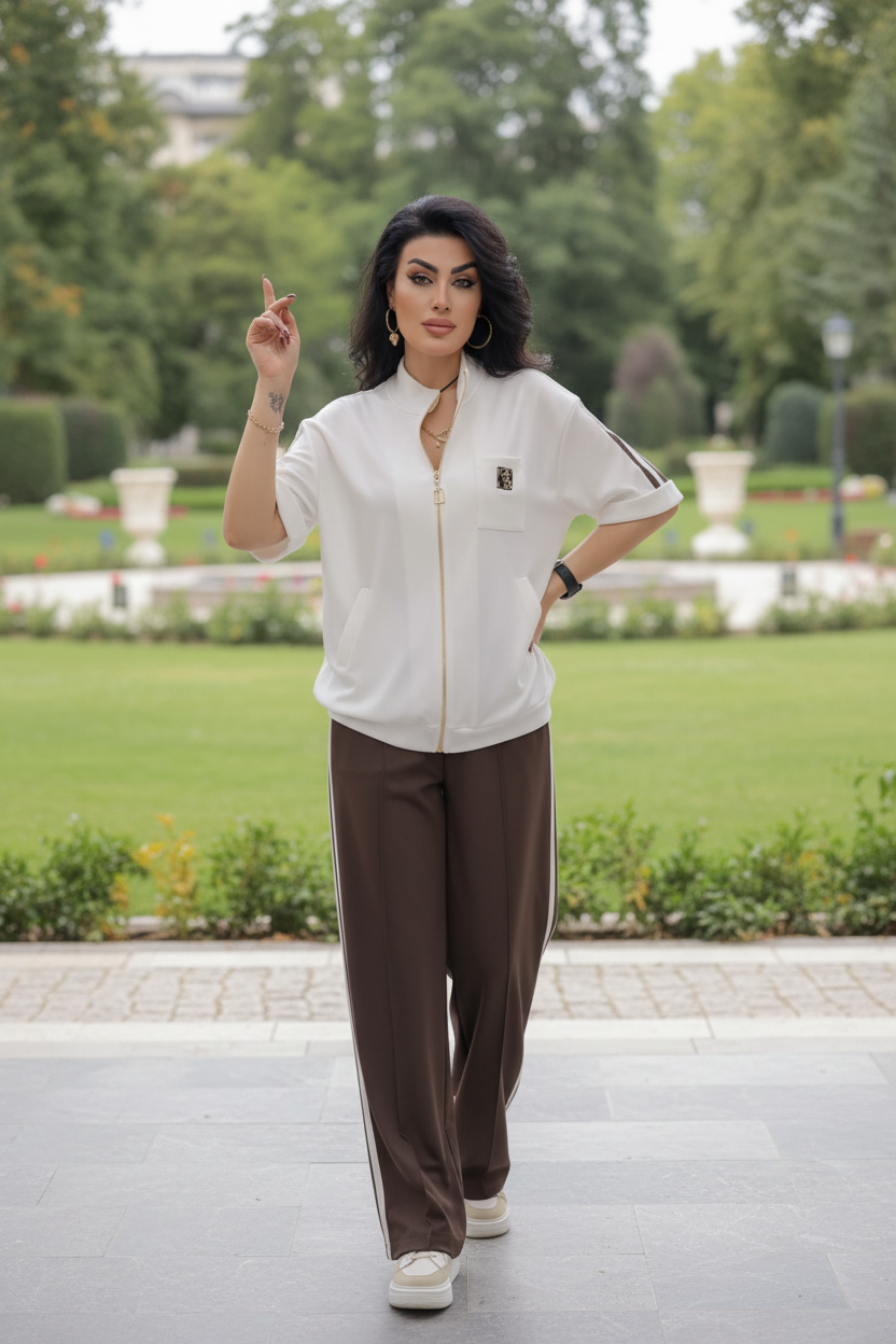 Relaxed Fit Sporty Chic Set