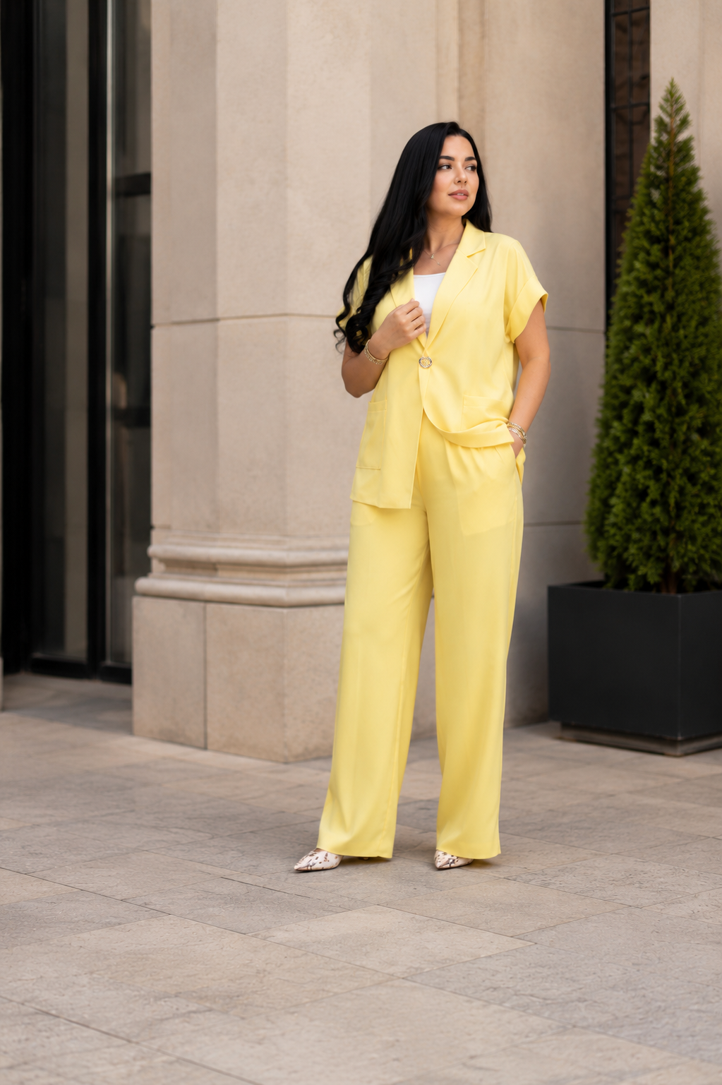 Sunshine Luxe Relaxed Suit Set