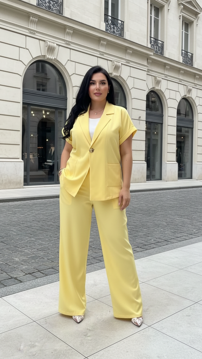 Sunshine Luxe Relaxed Suit Set
