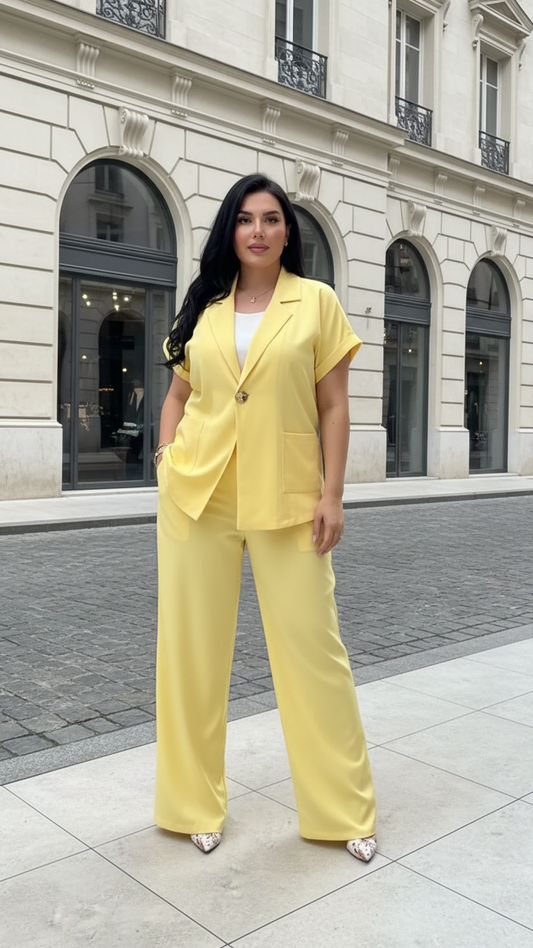 Sunshine Luxe Relaxed Suit Set