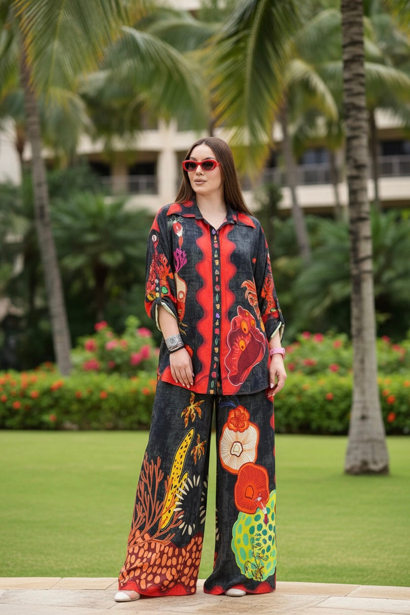 Tropical Art Luxe Two-Piece Set