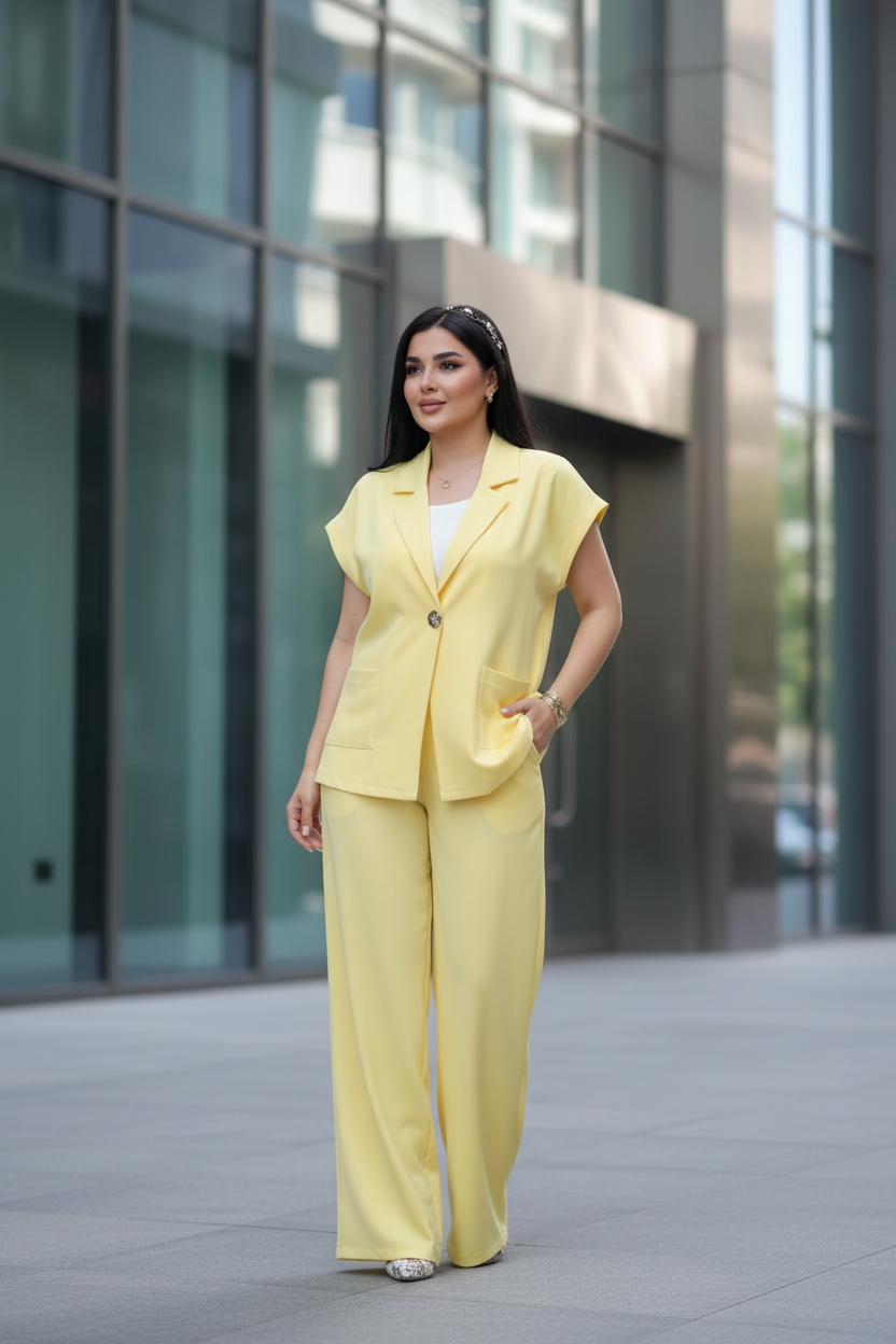 Sunshine Luxe Relaxed Suit Set