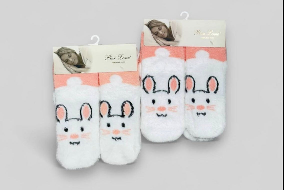 Pier Lone Angora Bunny Sleeping Socks