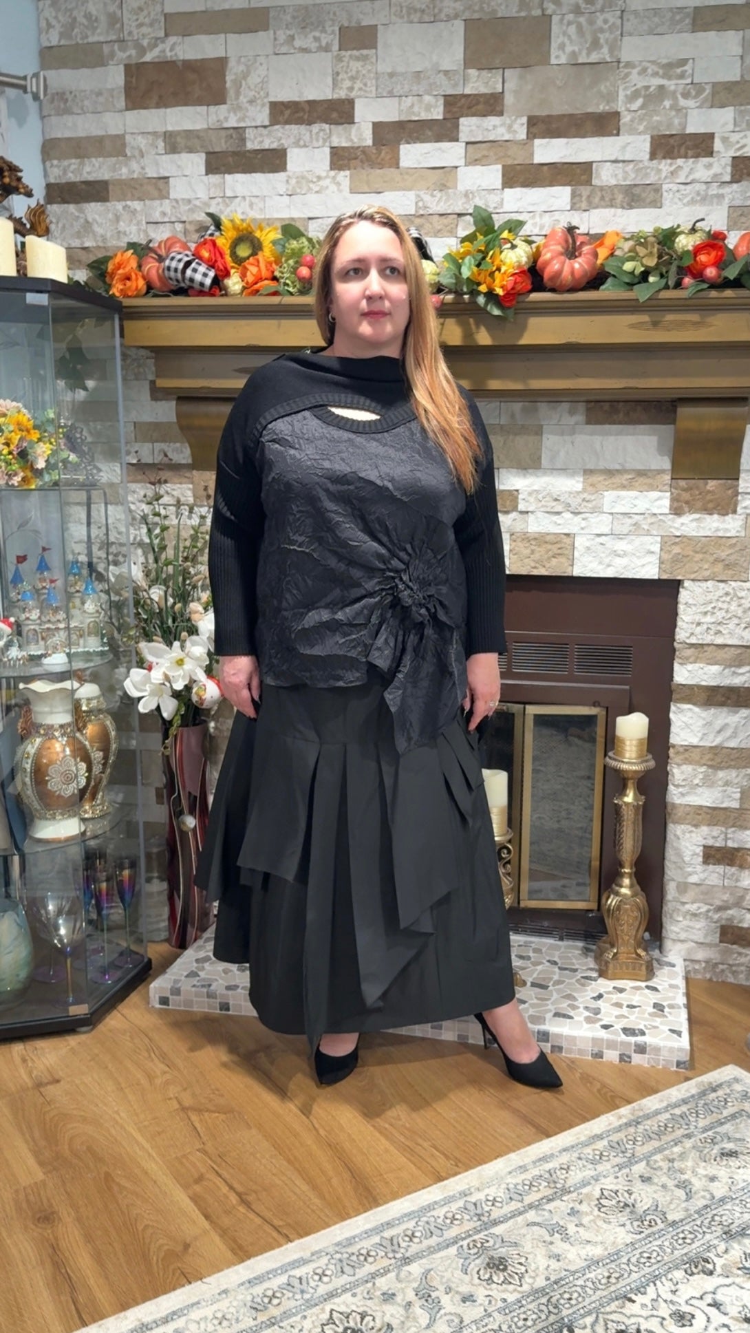 Bize “Godet” Silky Skirt