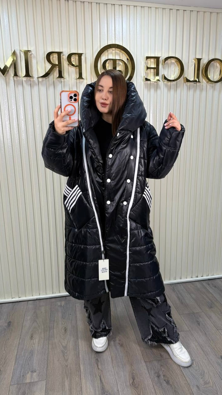 Riberance Luxurious Long Coat with Triple Insulation