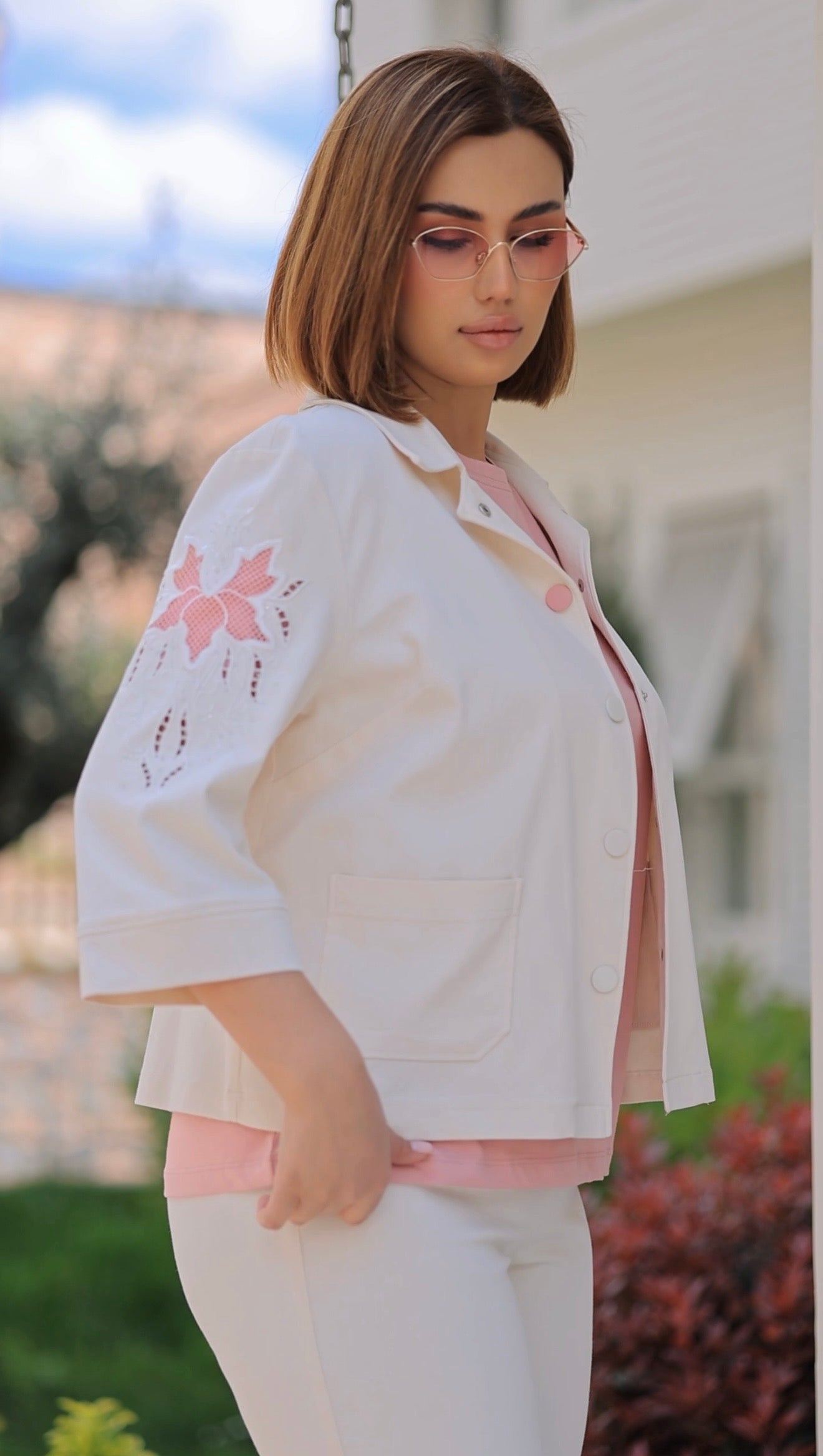 Blush Elegance 3-Piece Suit Set