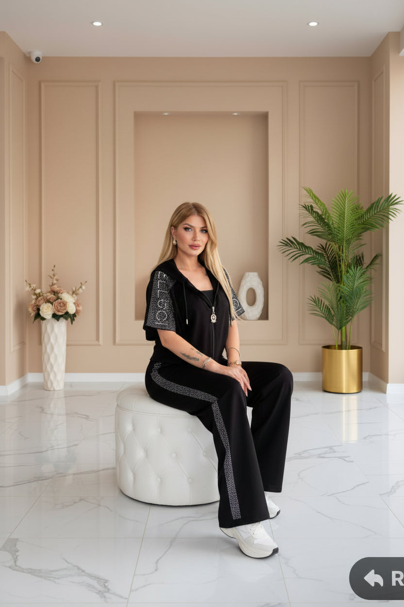 Bella Belucci Sparkling Crop Top and Pants