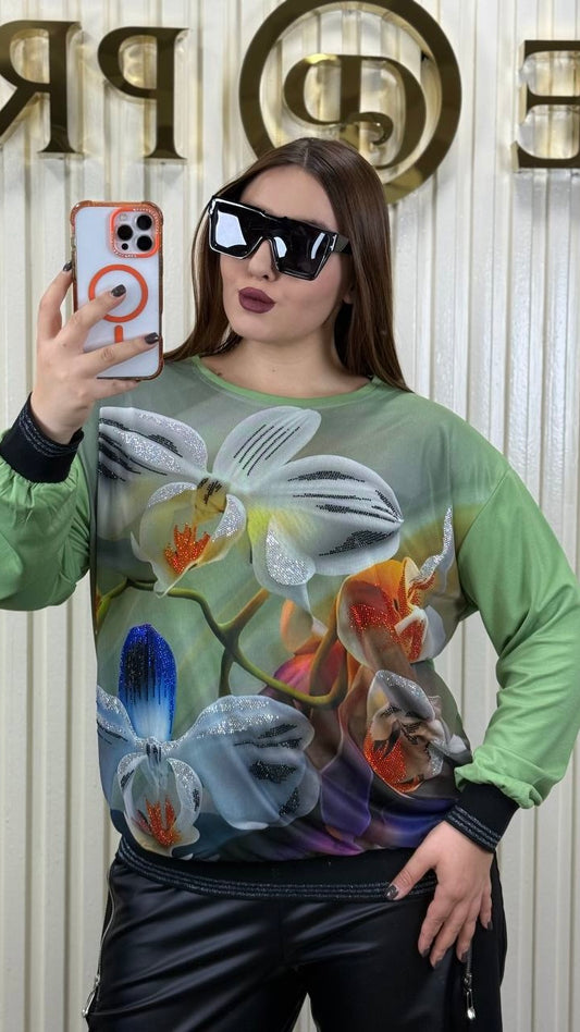 Elisa Fanti Orchid Top