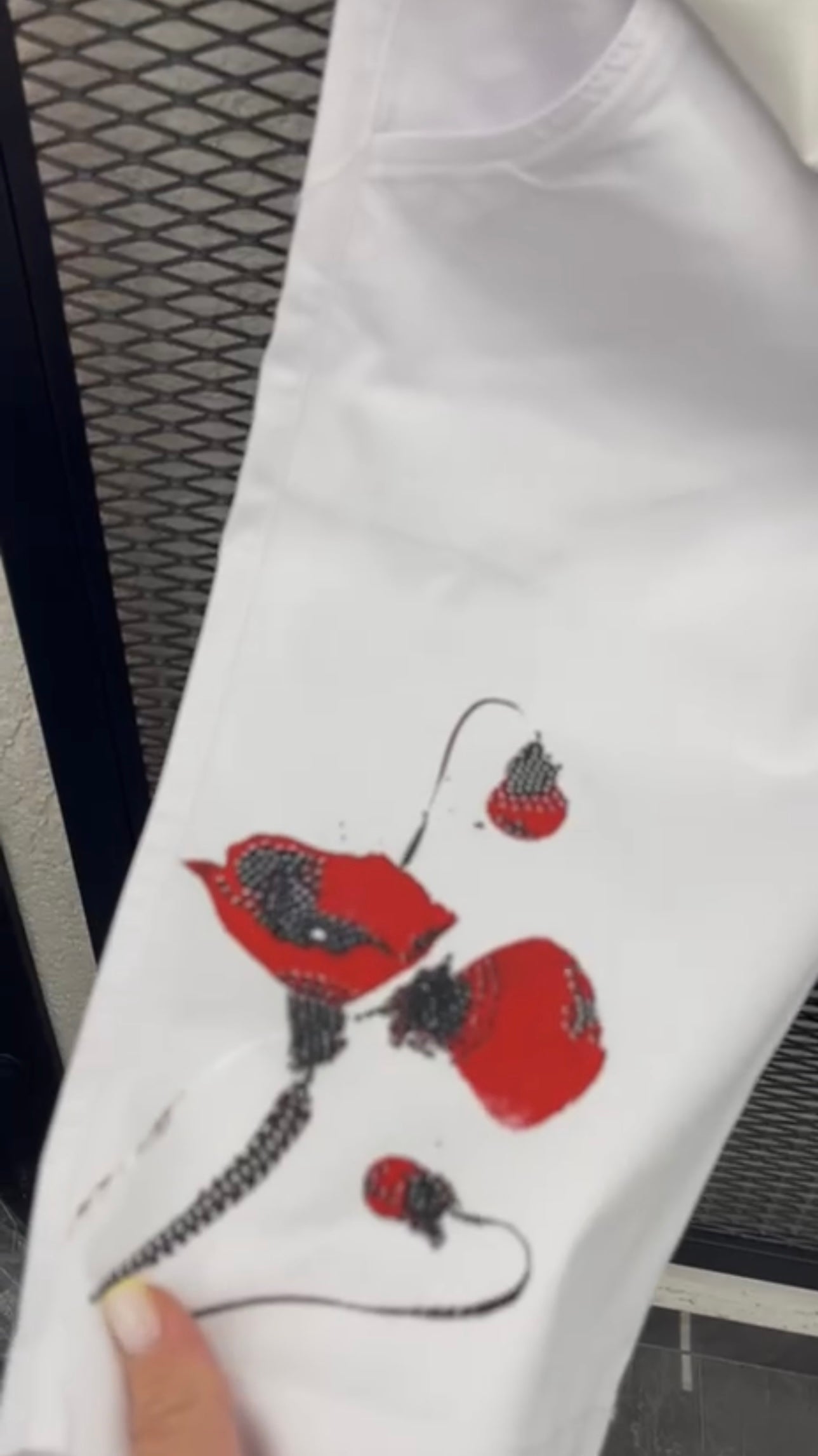 Lamaxx Shorts with Poppy Flower Design