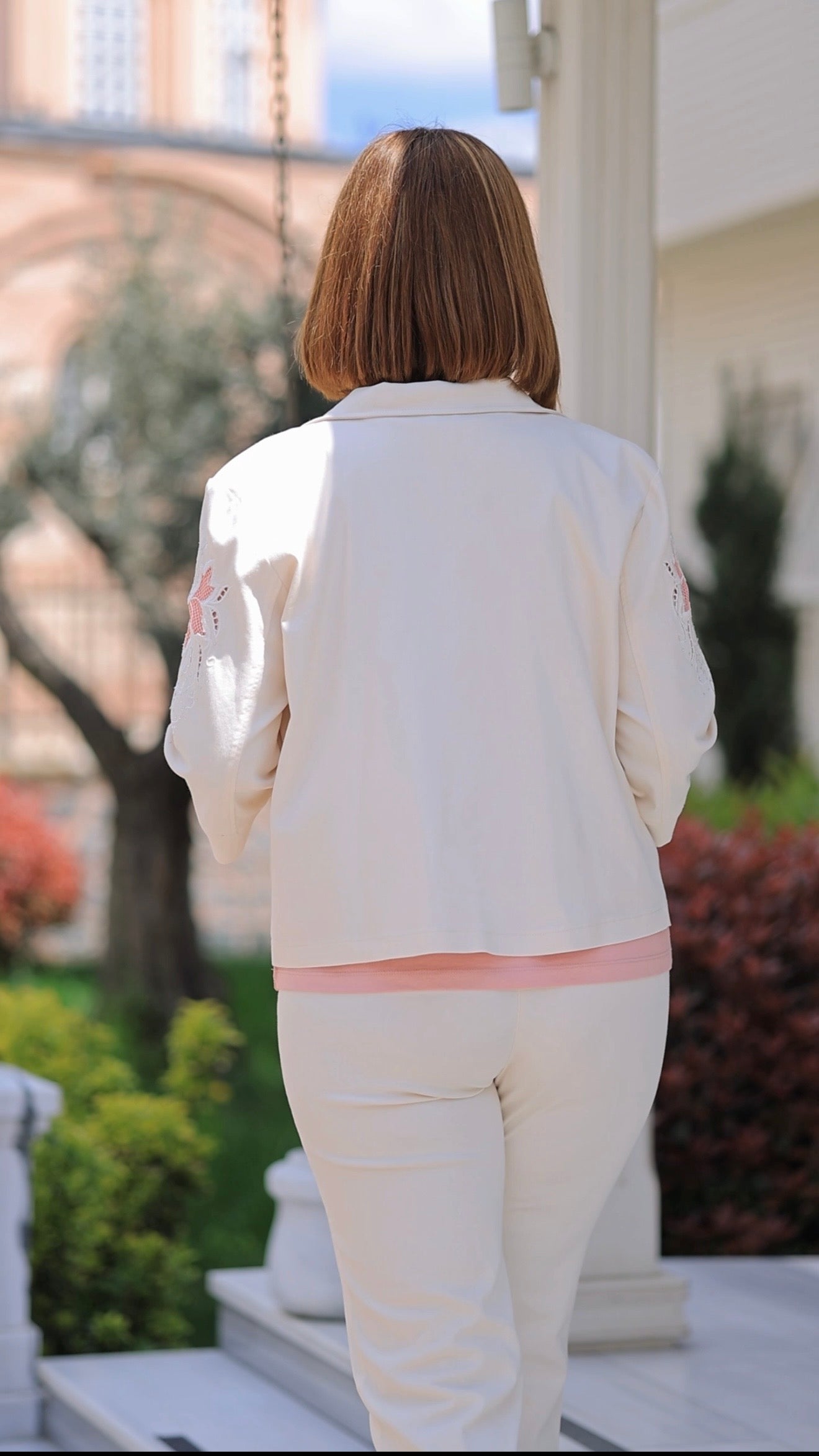 Blush Elegance 3-Piece Suit Set